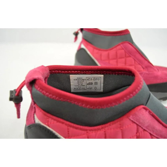 Lands End Winter Trekker Snow Winter Hiking Boots Pull Up Shoes Berry Womens 8.5 - Picture 5 of 6